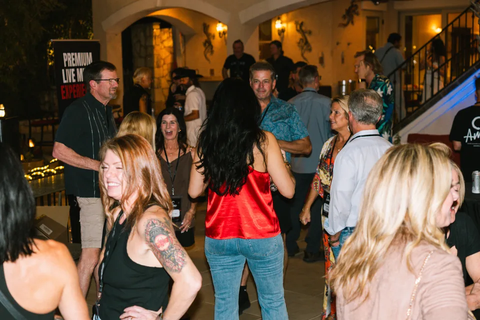 Guests connecting at the AMPD launch